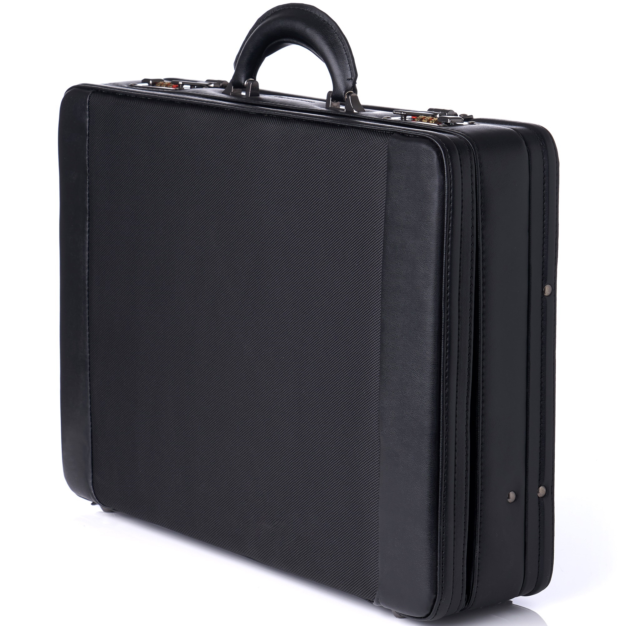 Alpine Swiss Mens Briefcase Hard Side Business Case Expandable
